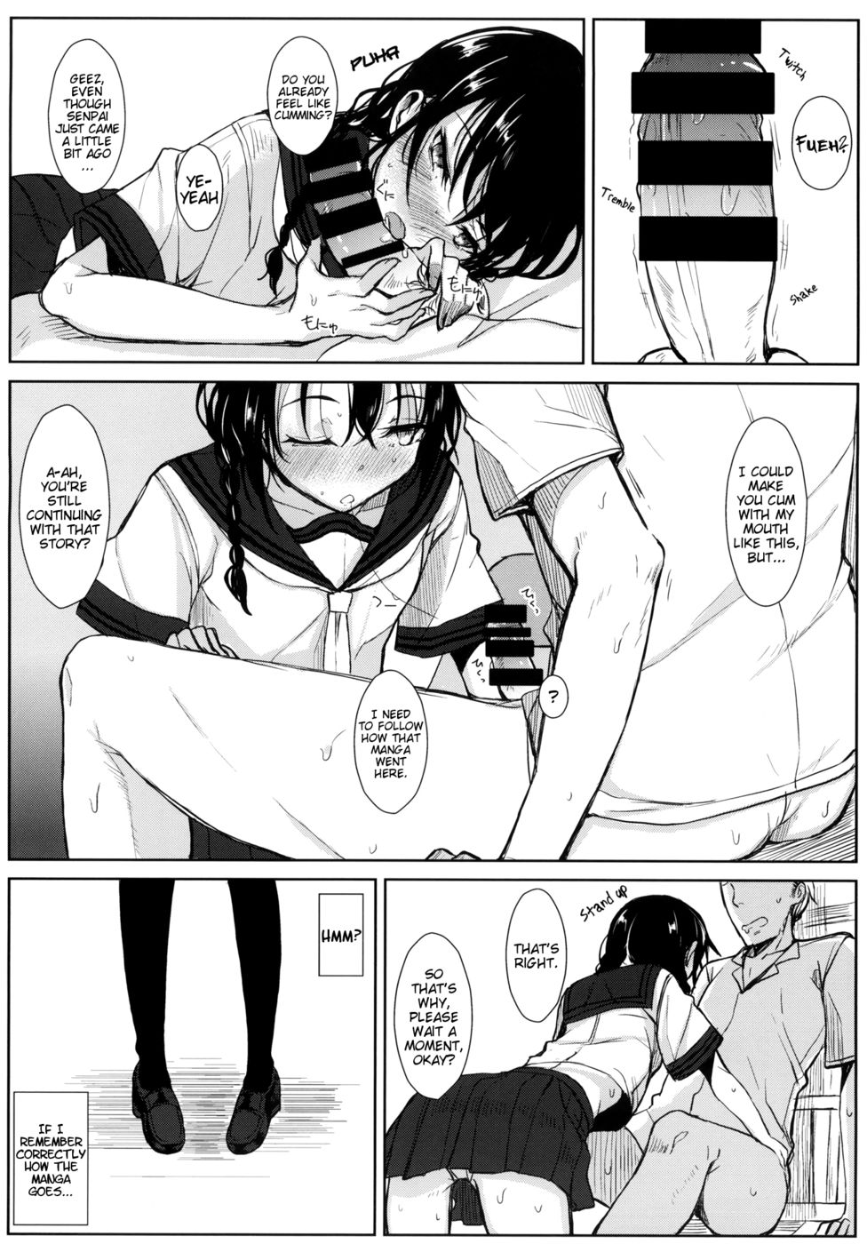 Hentai Manga Comic-Kouhai-chan ni Eroi Koto sareru Hon-Read-9